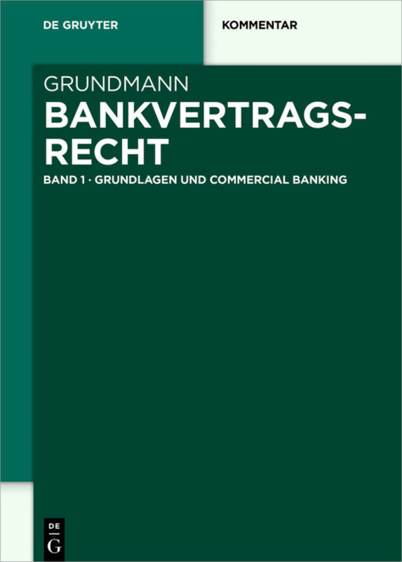 Cover: 9783110485714 | Grundlagen und Commercial Banking | Stefan Grundmann (u. a.) | Buch
