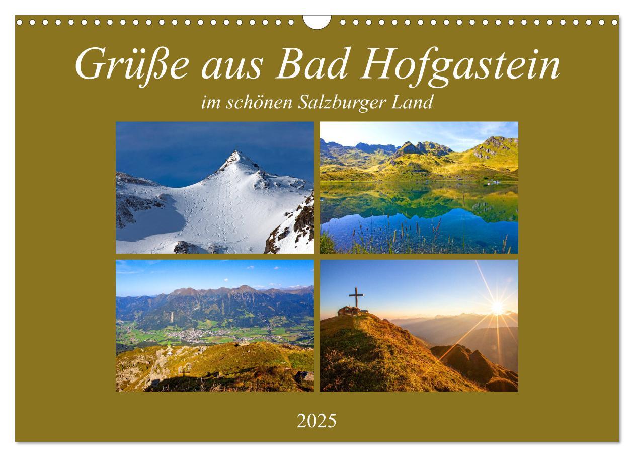 Cover: 9783435158249 | Grüße aus Bad Hofgastein (Wandkalender 2025 DIN A3 quer), CALVENDO...