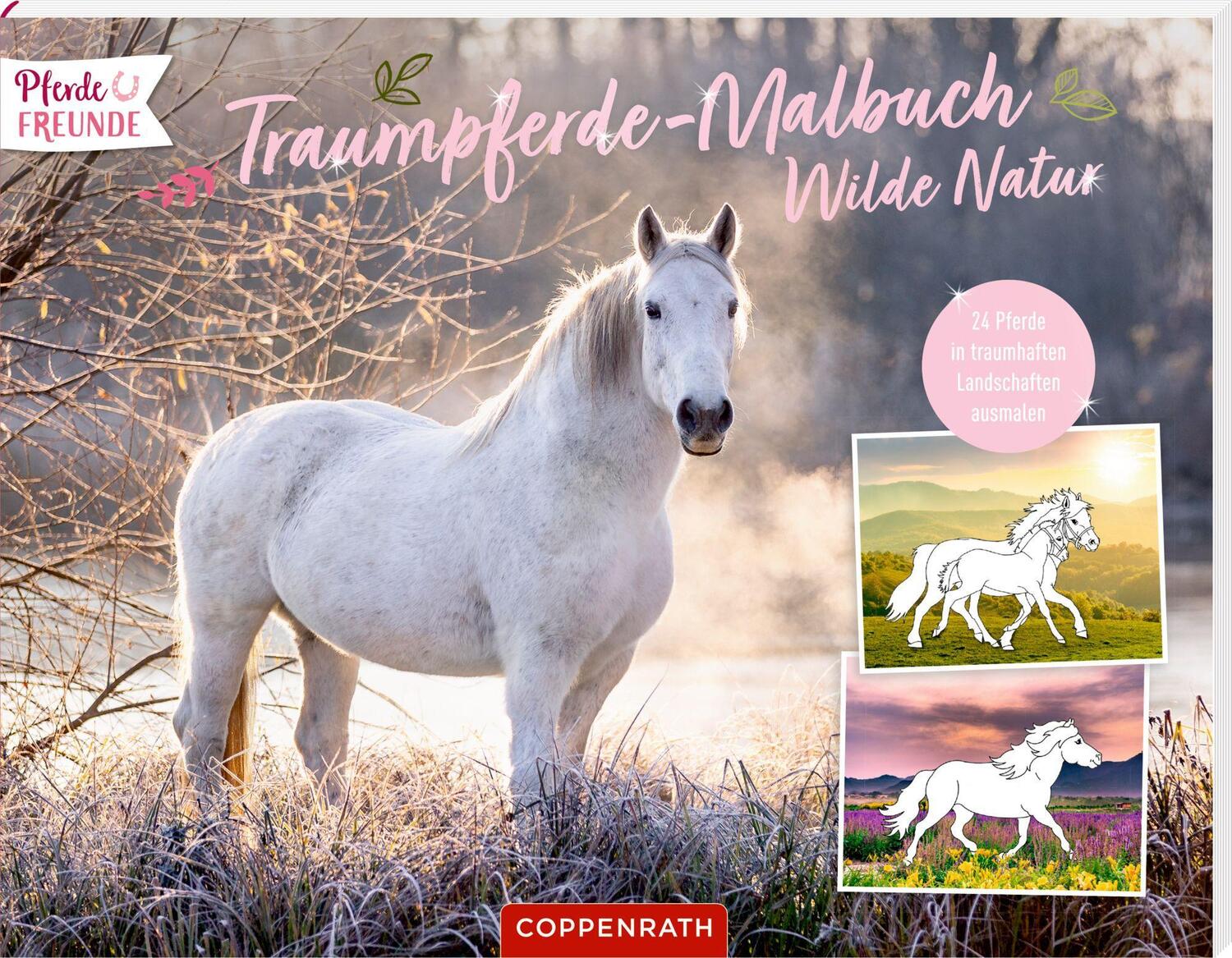 Cover: 9783649671947 | Traumpferde-Malbuch: Wilde Natur | Philipp Roß | Taschenbuch | 48 S.