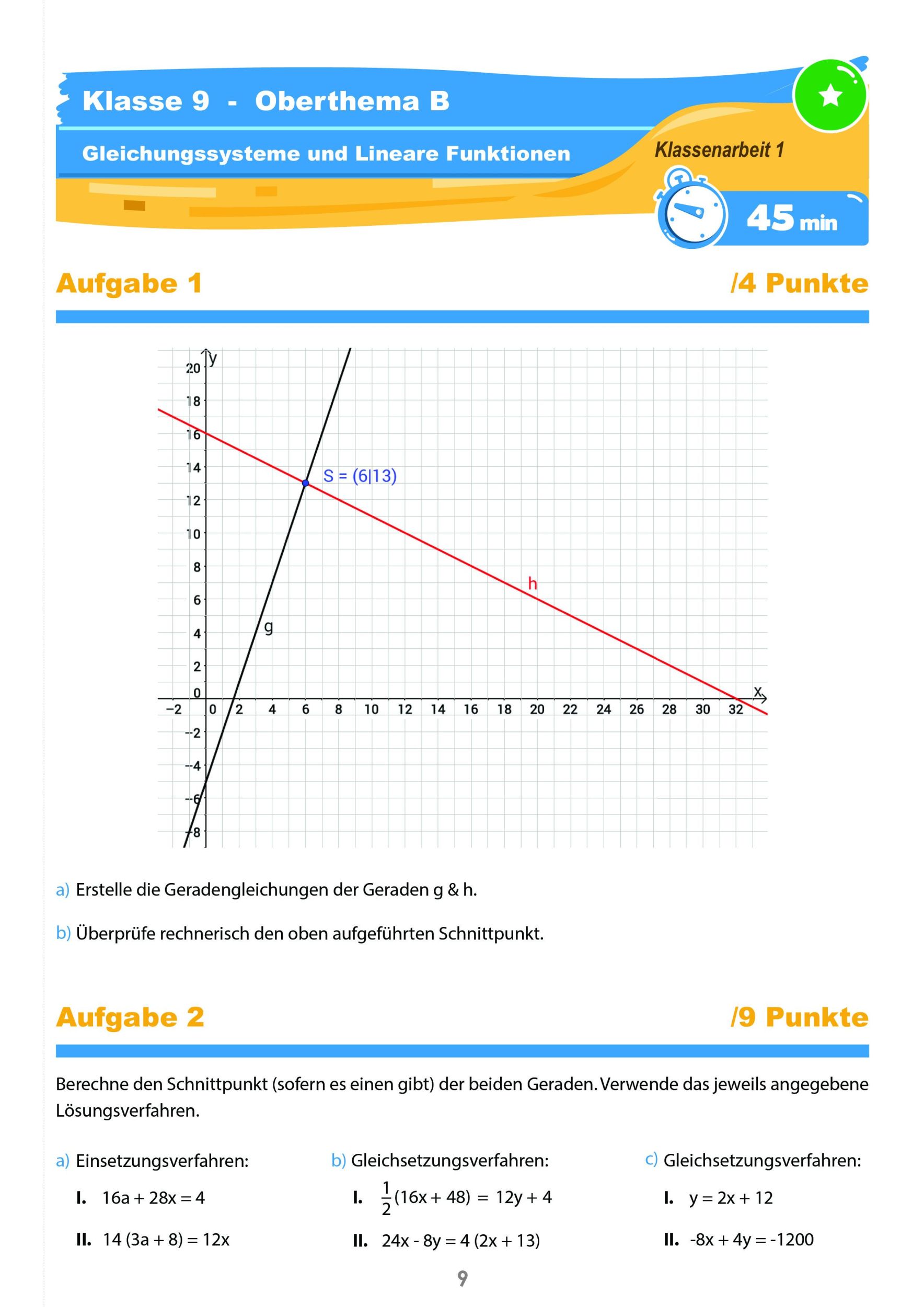 Bild: 9783946641292 | Mathematik Klassenarbeitstrainer Klasse 9 - StrandMathe | Broschüre