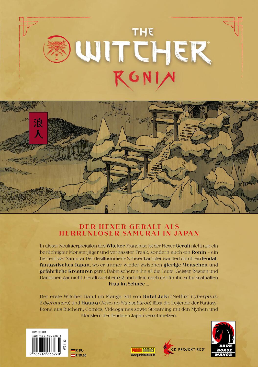 Rückseite: 9783741633270 | The Witcher: Ronin - Der Manga | Rafal Jaki (u. a.) | Buch | 124 S.