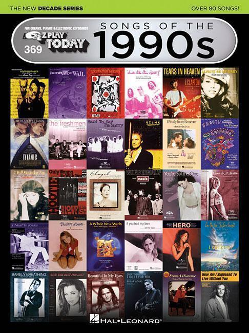 Cover: 9781495062742 | Songs of the 1990s - The New Decade Series: E-Z Play Today Volume 369