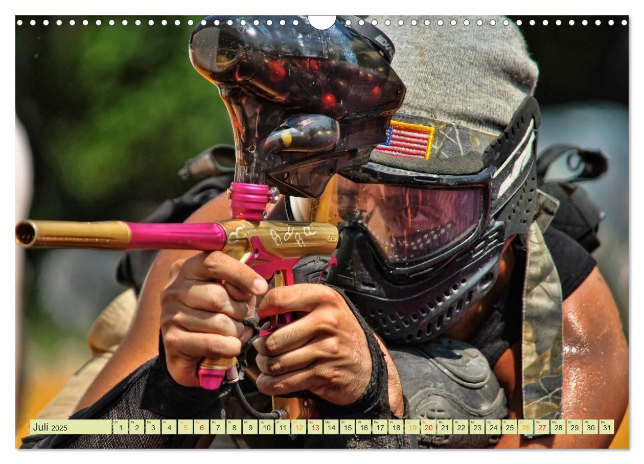 Bild: 9783435471553 | Paintball - so cool (Wandkalender 2025 DIN A3 quer), CALVENDO...