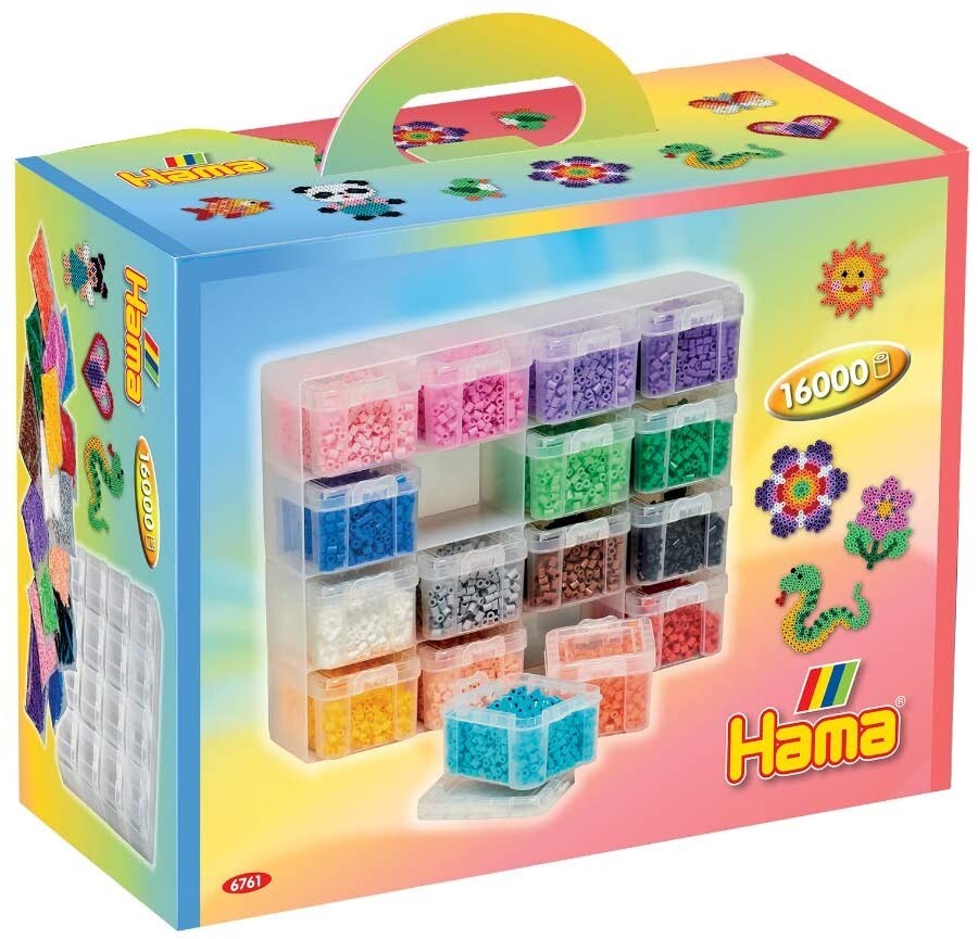 Cover: 28178067618 | Hama 6761 - Midi Bügelperlen, Superbox, 16000 Perlen, bunt | Deutsch