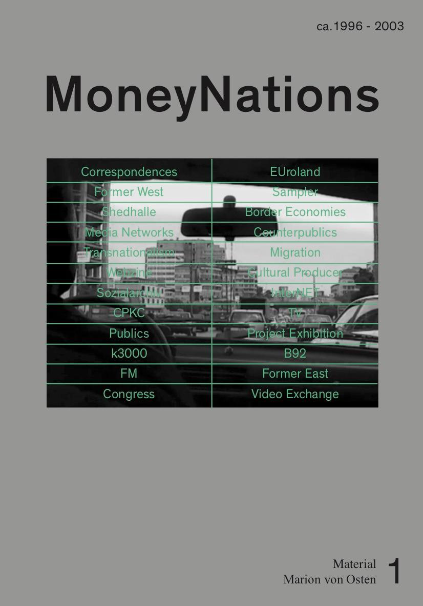 Cover: 9783948200176 | Material Marion von Osten 1: Money Nations | Marion von Osten | Buch