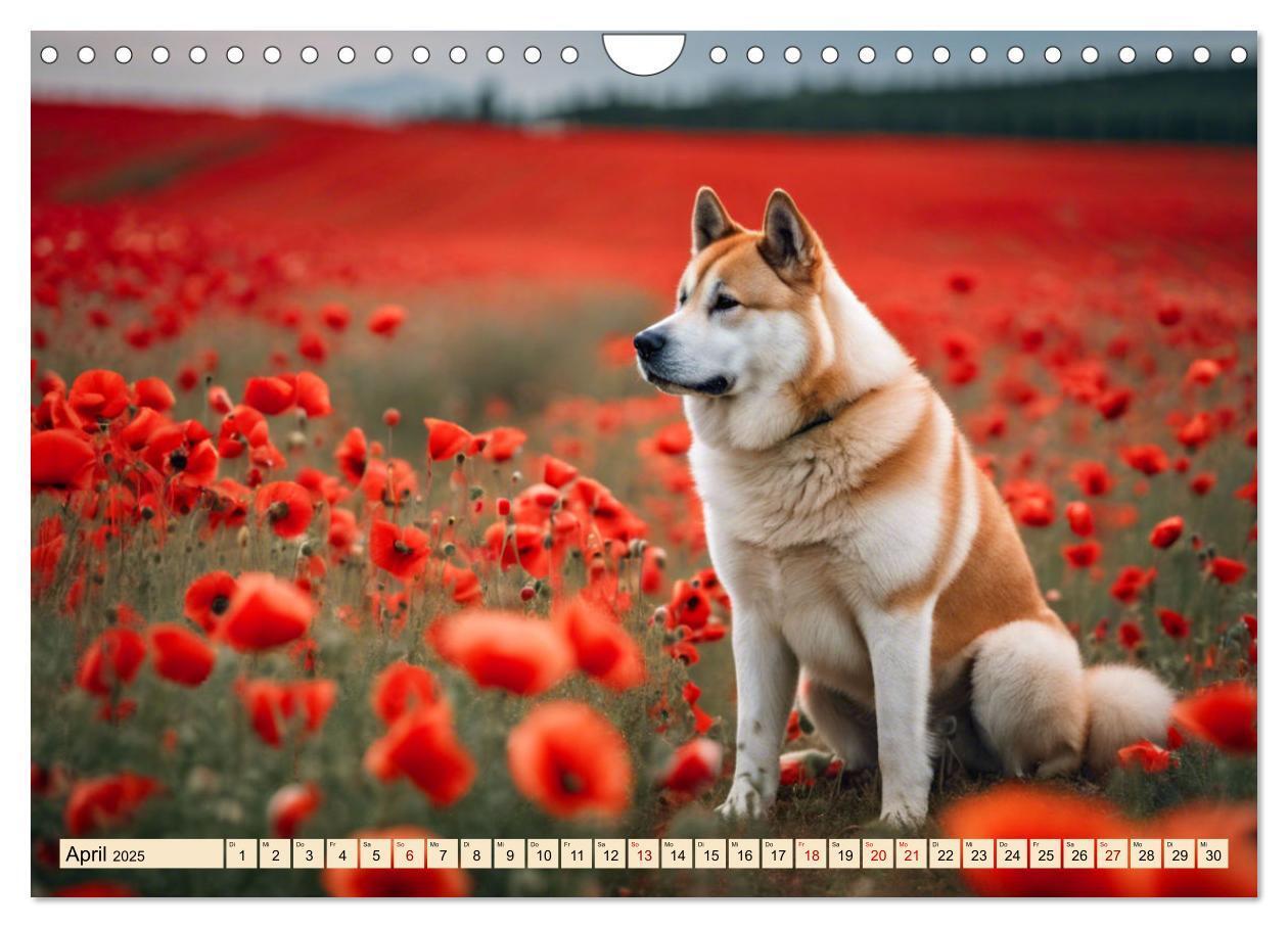 Bild: 9783457071649 | Akita Inu - Inbegriff der Treue (Wandkalender 2025 DIN A4 quer),...