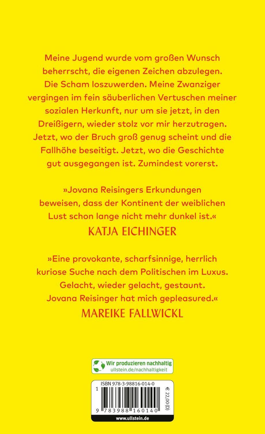 Rückseite: 9783988160140 | PLEASURE | Jovana Reisinger | Buch | 320 S. | Deutsch | 2024