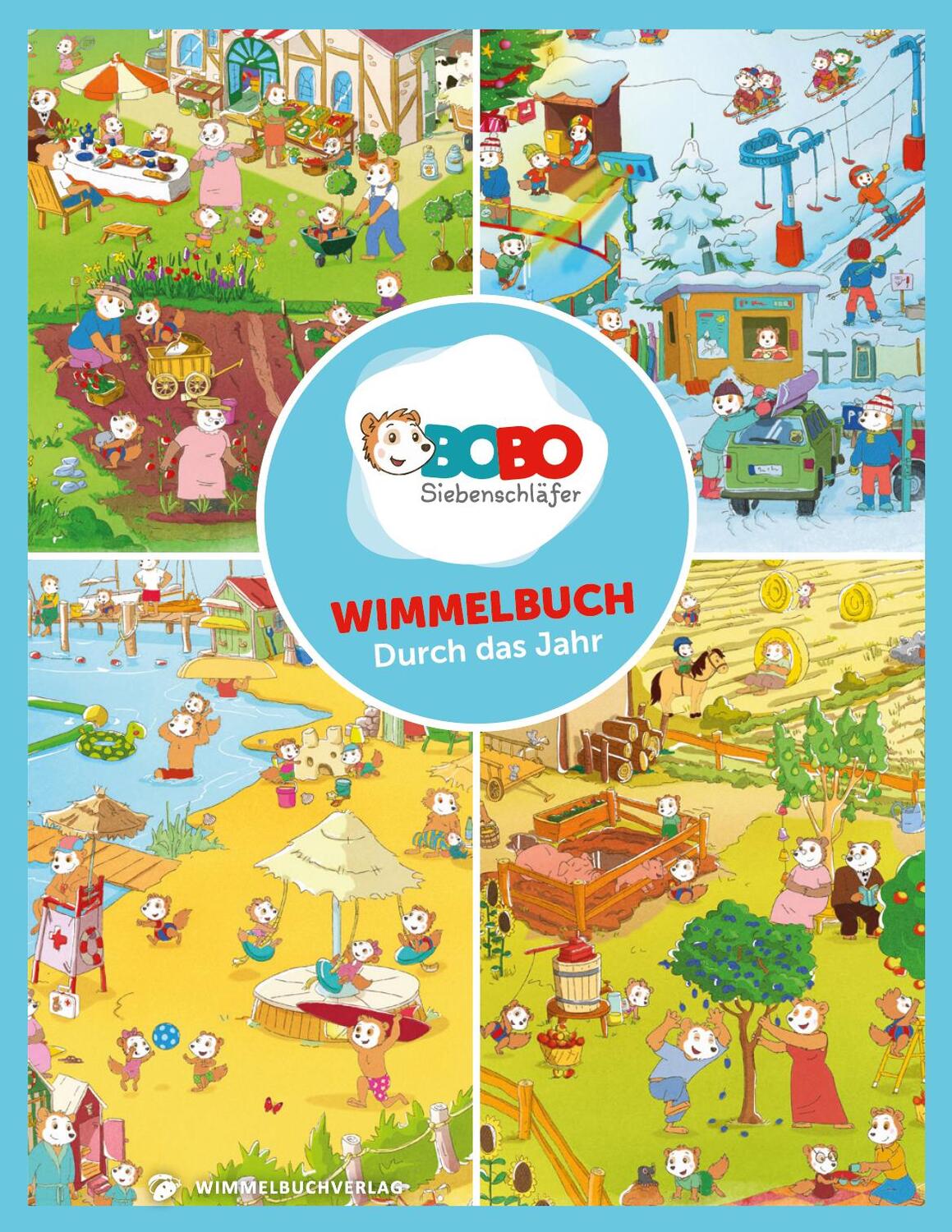 Cover: 9783985850334 | Bobo Siebenschläfer Wimmelbuch - Durch das Jahr mit Bobo...