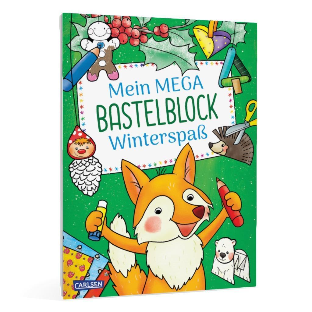 Bild: 9783551191656 | Mein MEGA Bastelblock: Winterspaß | Silke Reimers | Taschenbuch | 2023