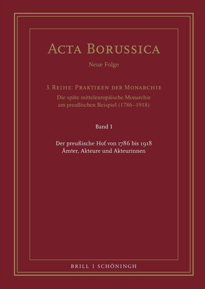 Cover: 9783506708335 | Der preußische Hof von 1786 bis 1918 | Ämter, Akteure und Akteurinnen