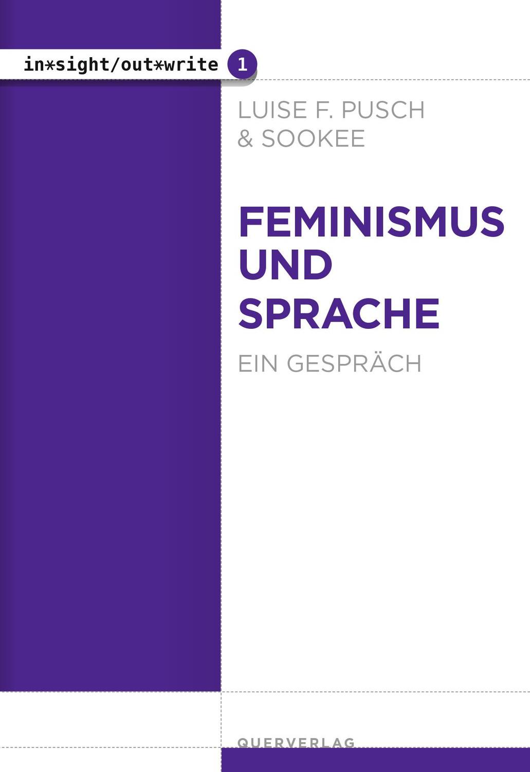 Cover: 9783896563033 | Feminismus und Sprache | Ein Gespräch | Luise F. Pusch (u. a.) | Buch