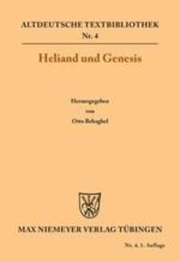 Cover: 9783110482638 | Heliand und Genesis | Otto Behagel | Taschenbuch | ISSN | Paperback