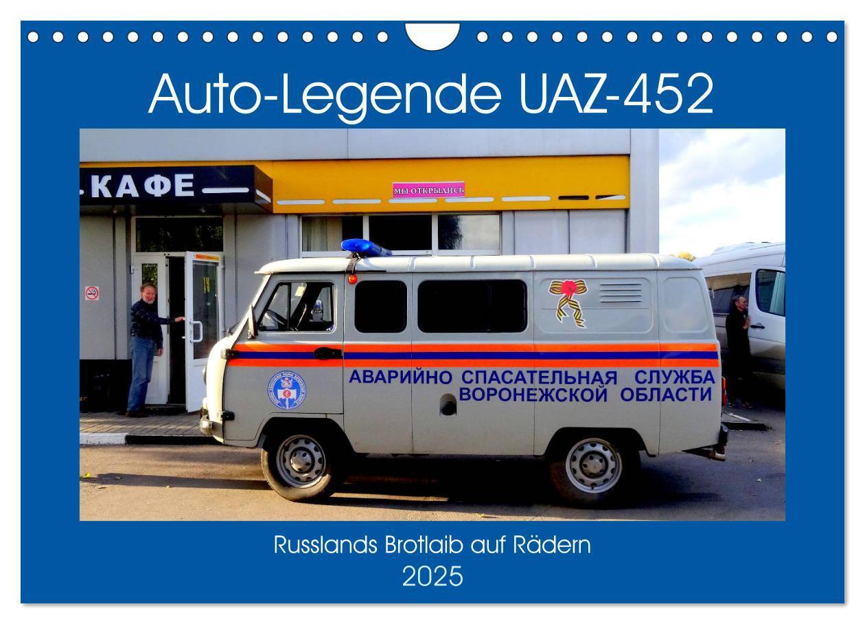 Cover: 9783435218158 | Auto-Legende UAZ-452 - Russlands Brotlaib auf Rädern (Wandkalender...