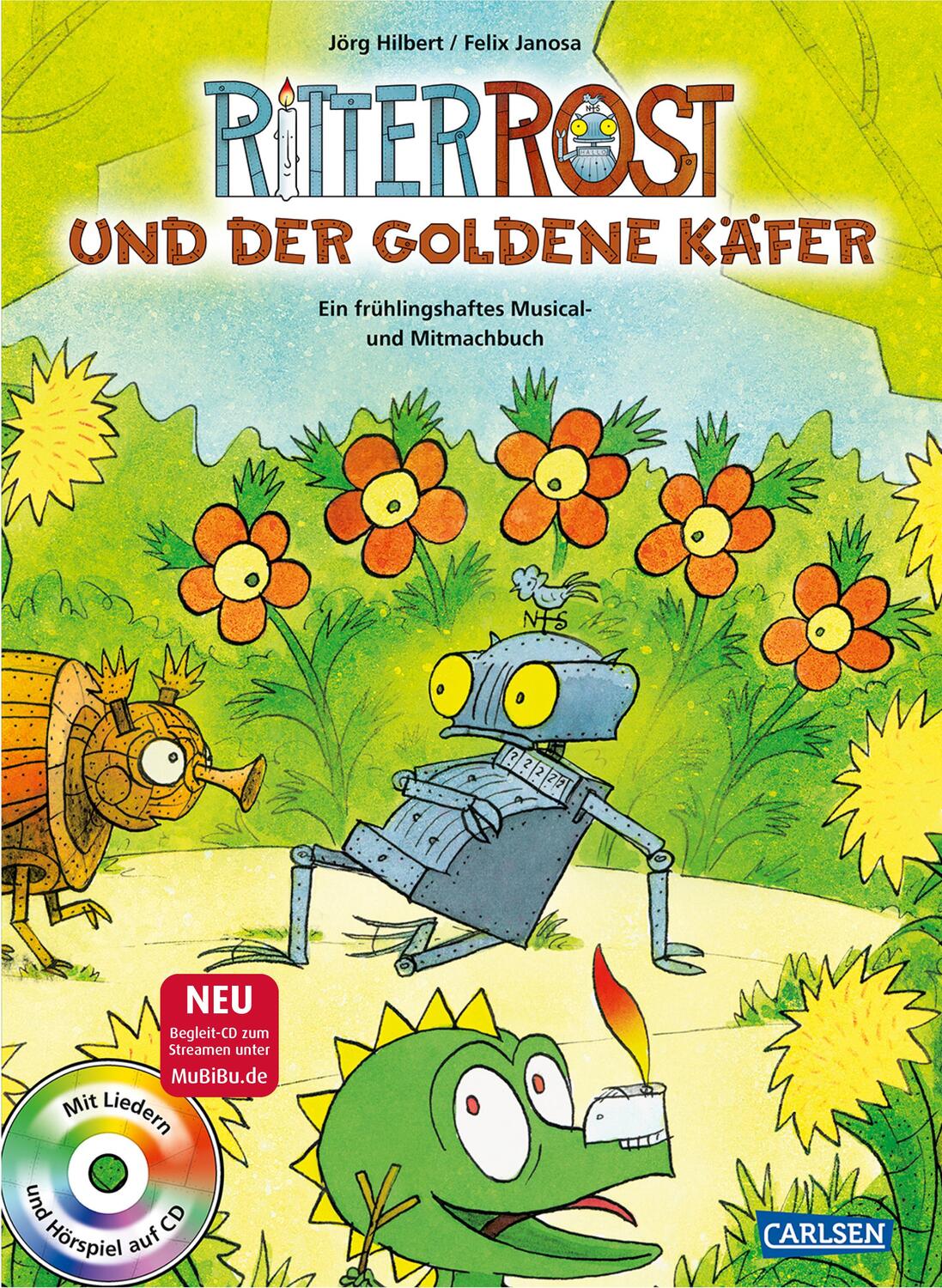 Cover: 9783219118513 | Ritter Rost: Ritter Rost und der goldene Käfer | Buch mit CD | Buch