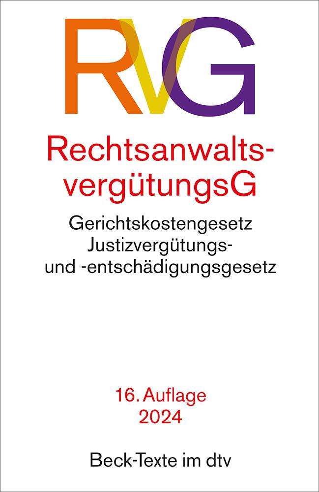 Cover: 9783423532204 | Rechtsanwaltsvergütungsgesetz | Hans-Jochem Mayer | Taschenbuch | 2024