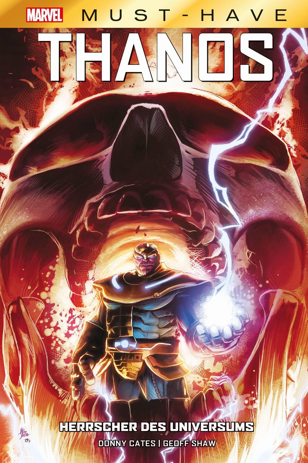 Cover: 9783741633942 | Marvel Must-Have: Thanos - Herrscher des Universums | Cates (u. a.)