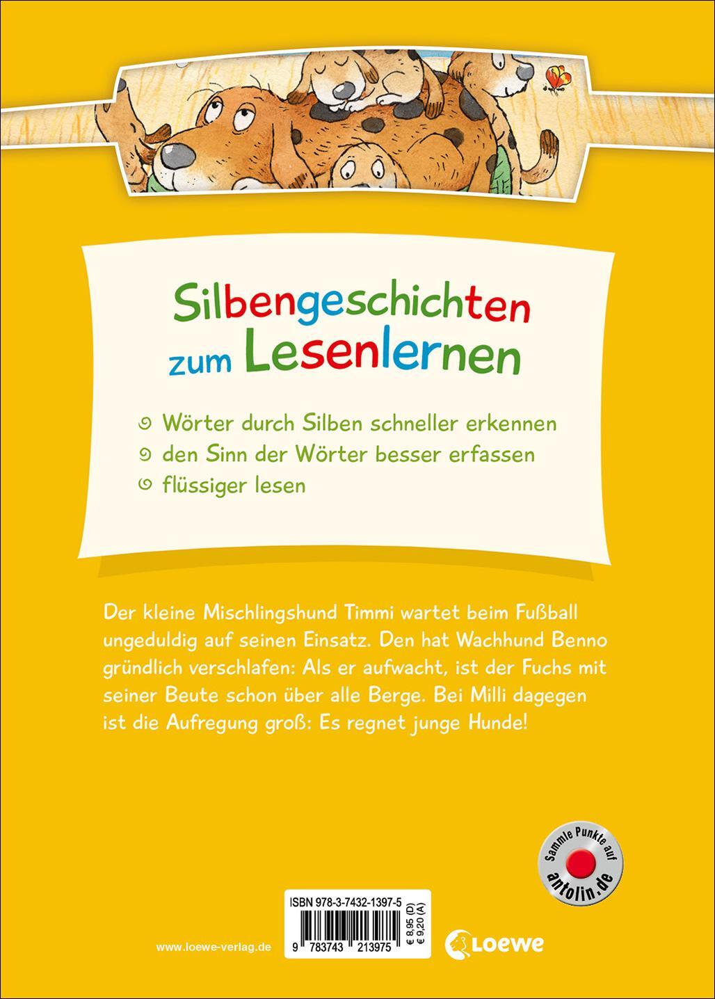 Rückseite: 9783743213975 | Silbengeschichten zum Lesenlernen - Hundegeschichten | Julia Boehme