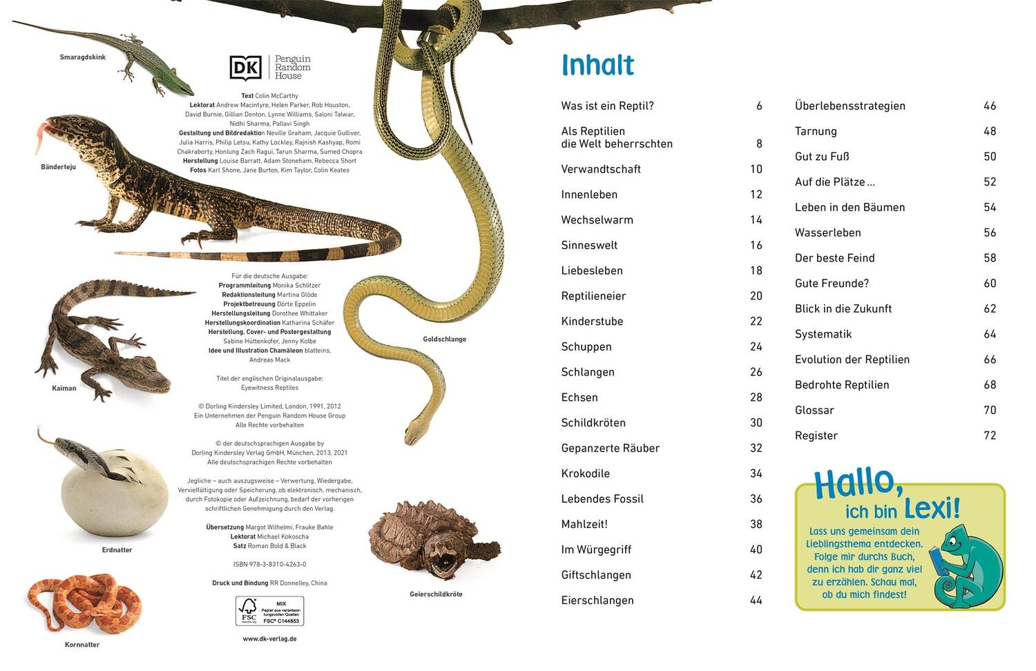 Bild: 9783831042630 | memo Wissen entdecken. Reptilien | Colin McCarthy | Buch | Deutsch