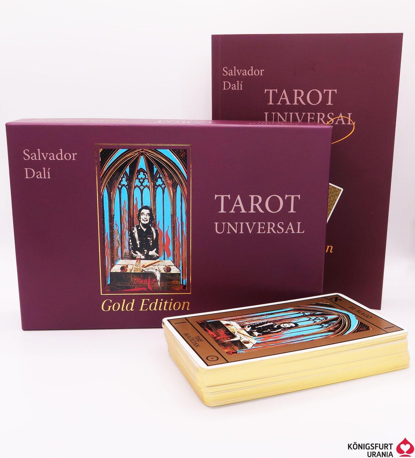 Cover: 4250375102441 | Salvador Dali Tarot Universal | Gold Edition | Spiel | 78 S. | Deutsch