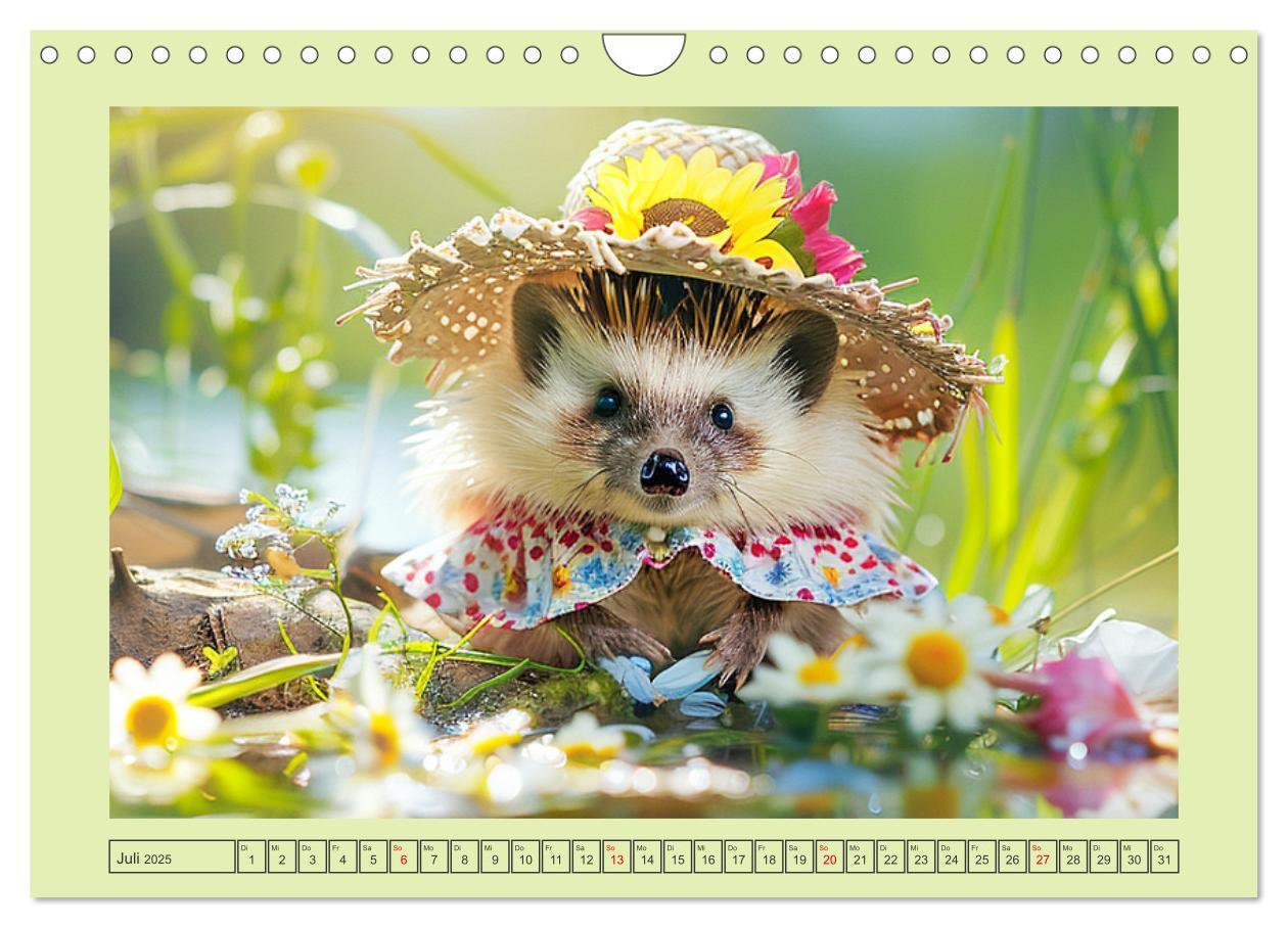 Bild: 9783435639939 | Zauberhafte Igel-Models. Blumiger Stil in der Natur (Wandkalender...