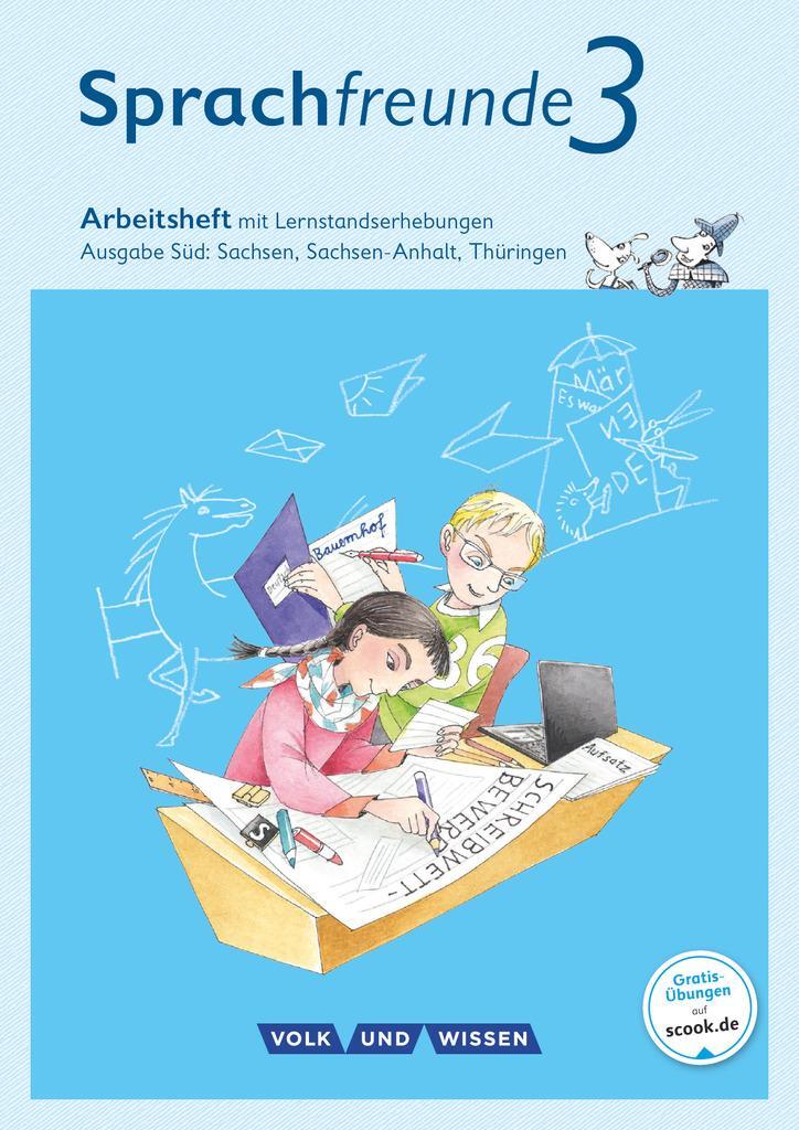 Cover: 9783060836567 | Sprachfreunde 3. Schuljahr. Arbeitsheft in Schulausgangsschrift....