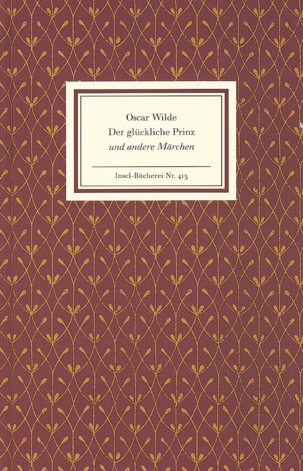 Cover: 9783458084136 | Der glückliche Prinz und andere Märchen | Oscar Wilde | Buch | Deutsch