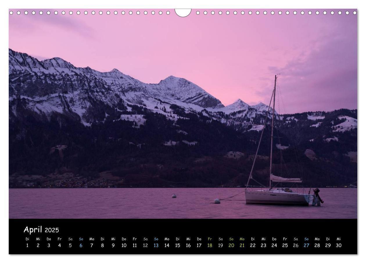 Bild: 9783435773862 | Stimmungsvolle Bilder vom Thunersee (Wandkalender 2025 DIN A3...