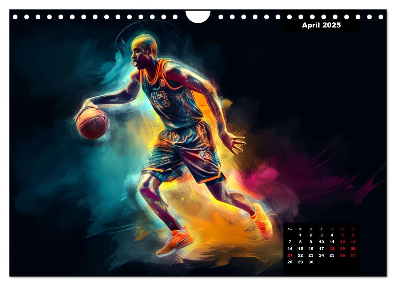 Bild: 9783383866999 | Faszination Basketball (Wandkalender 2025 DIN A4 quer), CALVENDO...