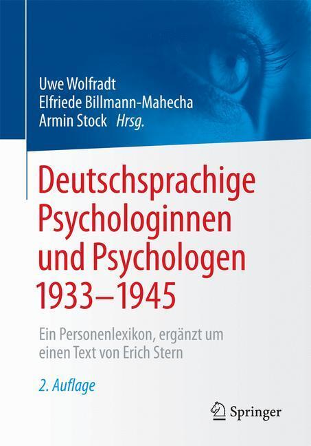 Cover: 9783658150396 | Deutschsprachige Psychologinnen und Psychologen 1933-1945 | Buch