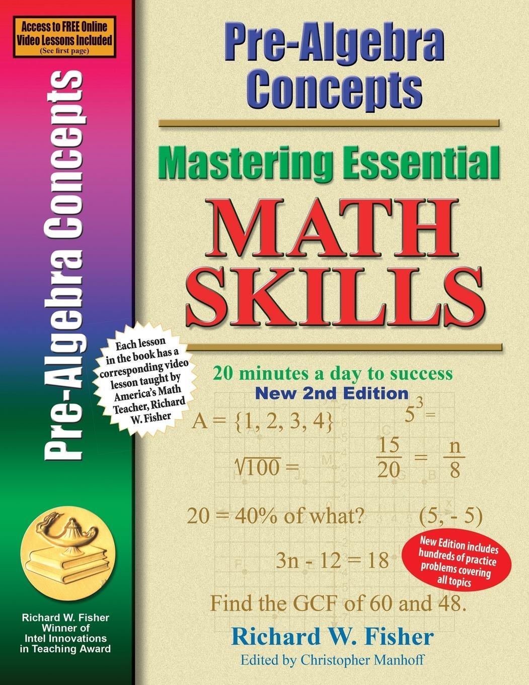 Cover: 9780999443392 | Pre-Algebra Concepts 2nd Edition, Mastering Essential Math Skills