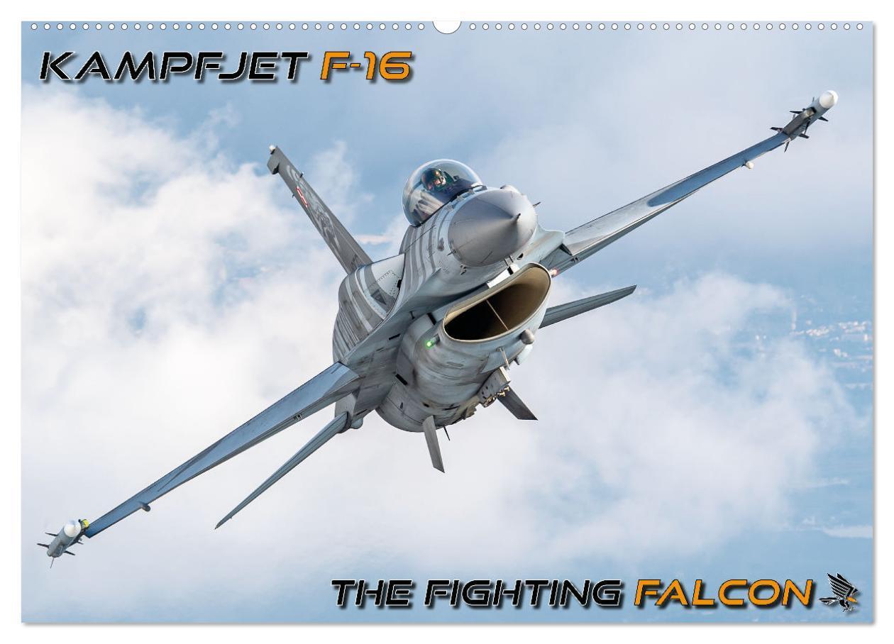 Cover: 9783675978799 | Kampfjet F-16 The Fighting Falcon (Wandkalender 2024 DIN A2 quer),...