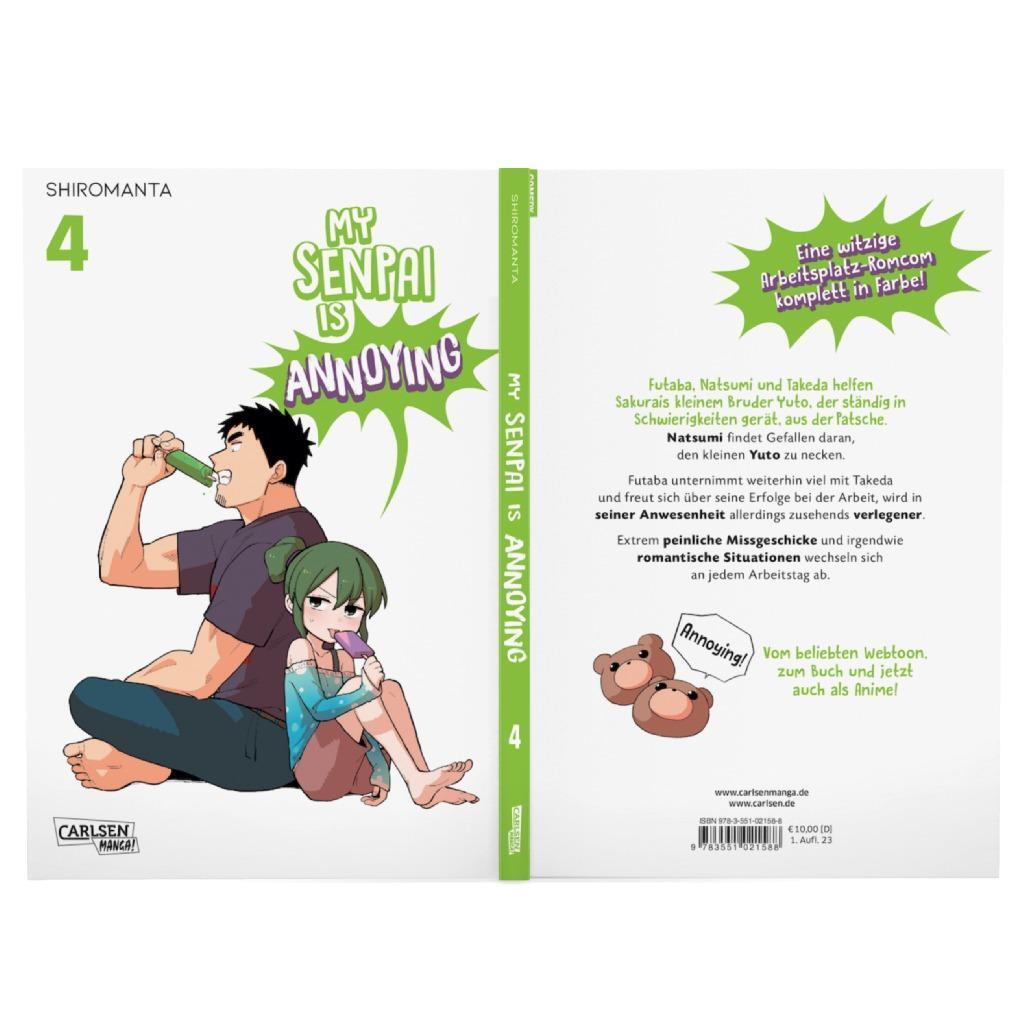 Bild: 9783551021588 | My Senpai is Annoying 4 | Shiromanta | Taschenbuch | Großtaschenbuch