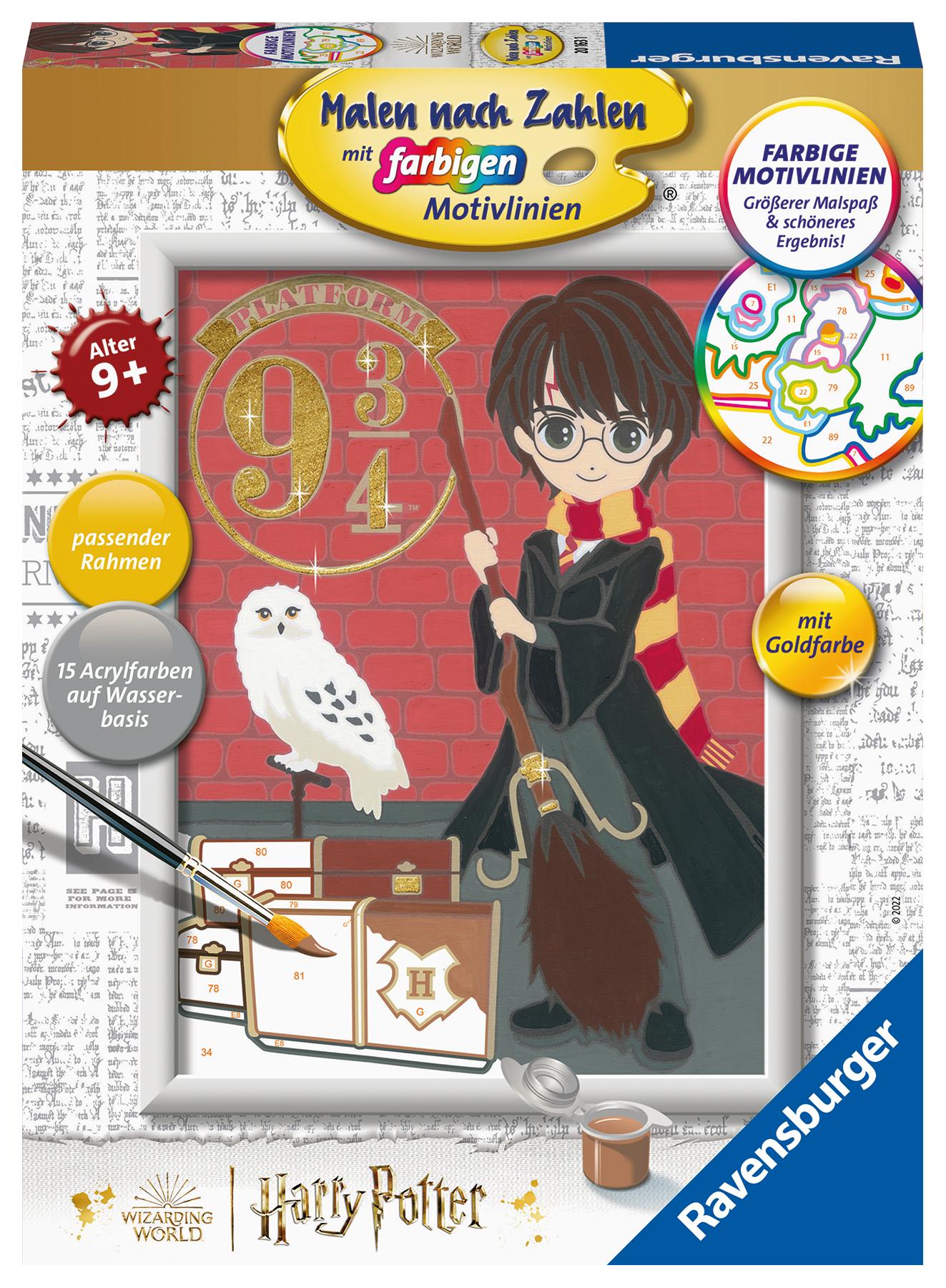 Cover: 4005556201631 | Ravensburger Malen nach Zahlen 20163 - Abfahrt nach Hogwarts -...