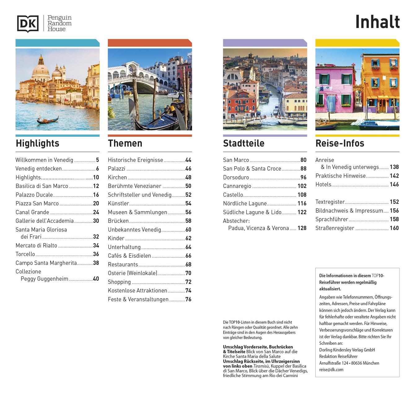 Bild: 9783734208331 | TOP10 Reiseführer Venedig | DK Verlag - Reise | Taschenbuch | 160 S.