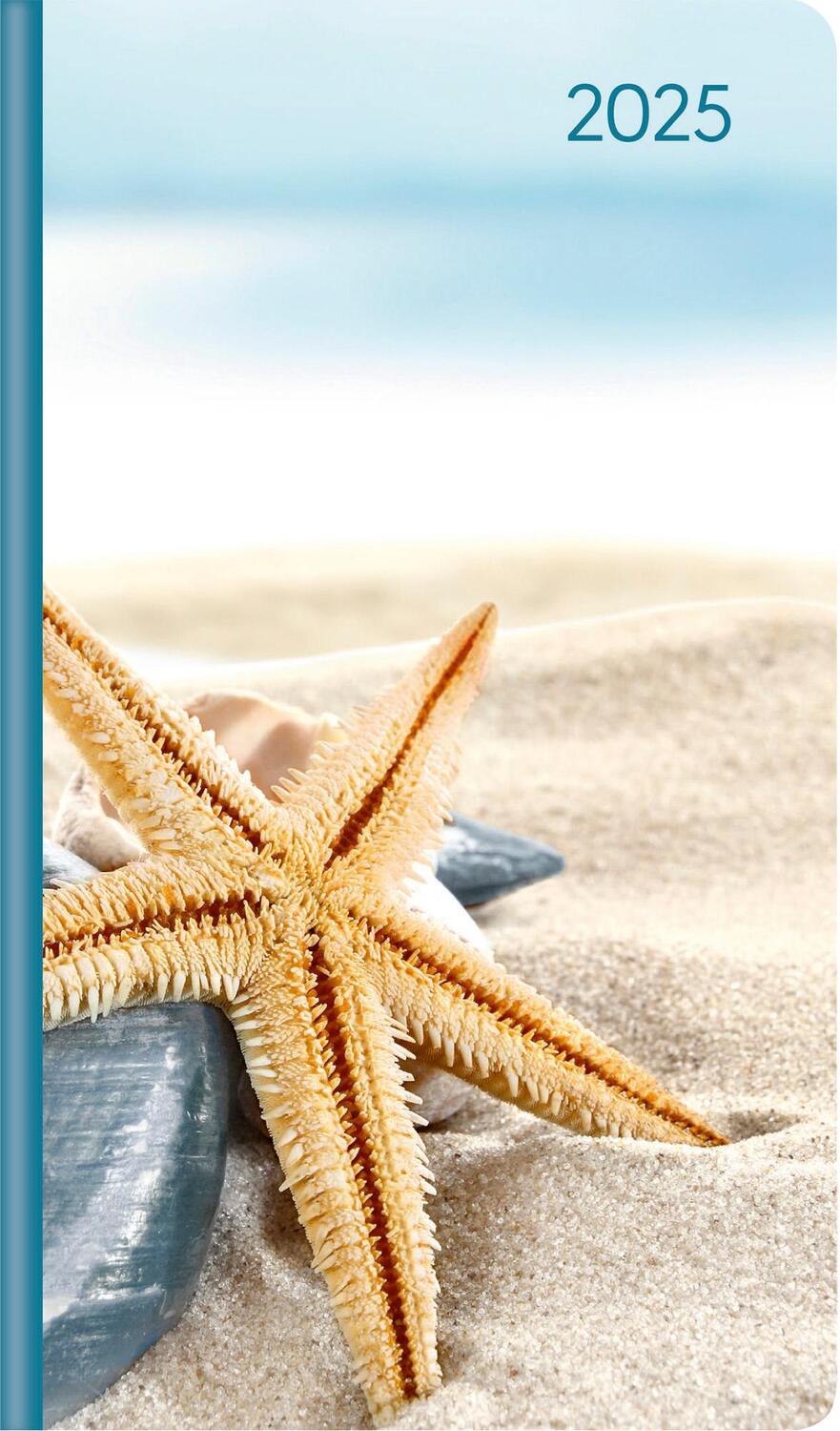Cover: 4251732343736 | Ladytimer Slim Sea Star 2025 - Taschen-Kalender 9x15,6 cm -...