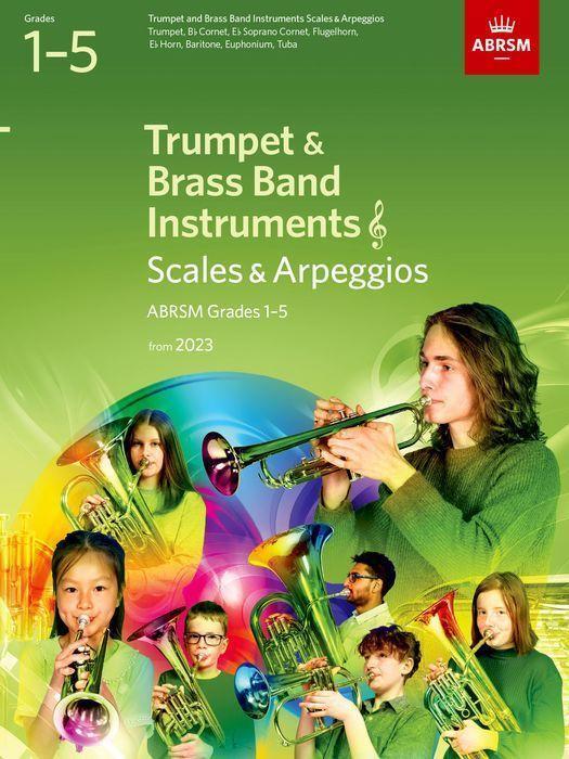 Cover: 9781786015013 | Scales and Arpeggios for Trumpet, Grades 1-5 | from 2023 | ABRSM