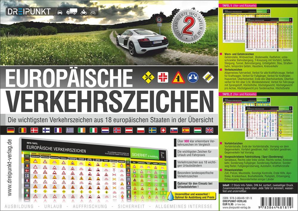 Cover: 9783864481819 | Europäische Verkehrszeichen | Michael Schulze | Taschenbuch | 4 S.