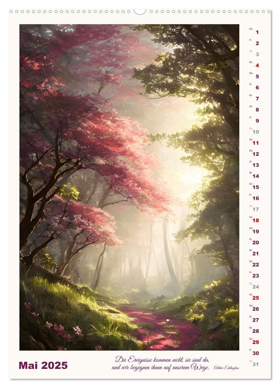 Bild: 9783435877331 | Wege der Fantasie (Wandkalender 2025 DIN A2 hoch), CALVENDO...