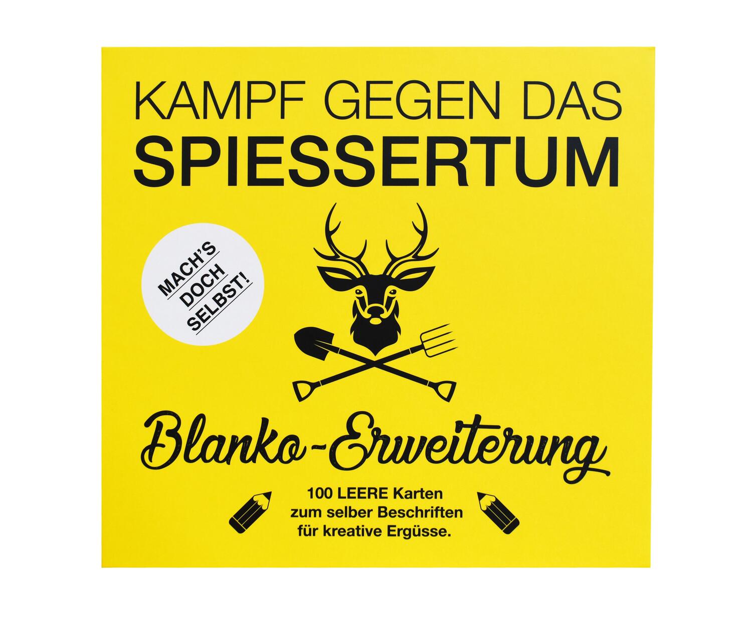 Cover: 7649992096023 | Kampf gegen das Spiessertum - Blanko Erweiterung | GmbH | Spiel | 2022