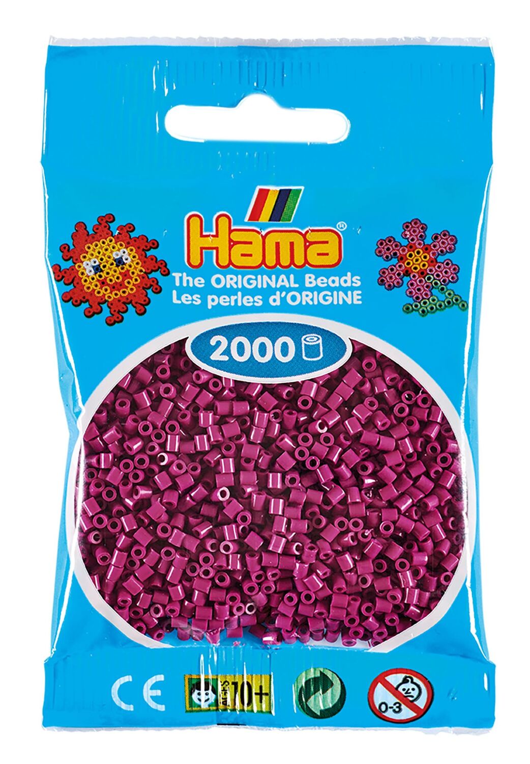 Cover: 28178501822 | Hama 501-82 - Beutel mit Mini Bügelperlen Pflaume, 2000 Stück | 2021