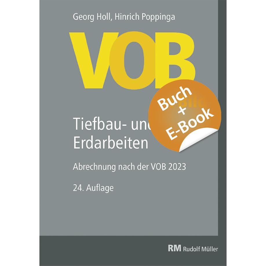 Cover: 9783481046552 | VOB im Bild - Tiefbau- und Erdarbeiten - mit E-Book | Holl (u. a.)