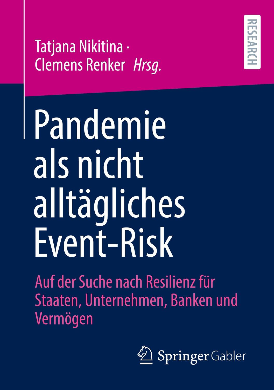 Cover: 9783658365035 | Pandemie als nicht alltägliches Event-Risk | Clemens Renker (u. a.)