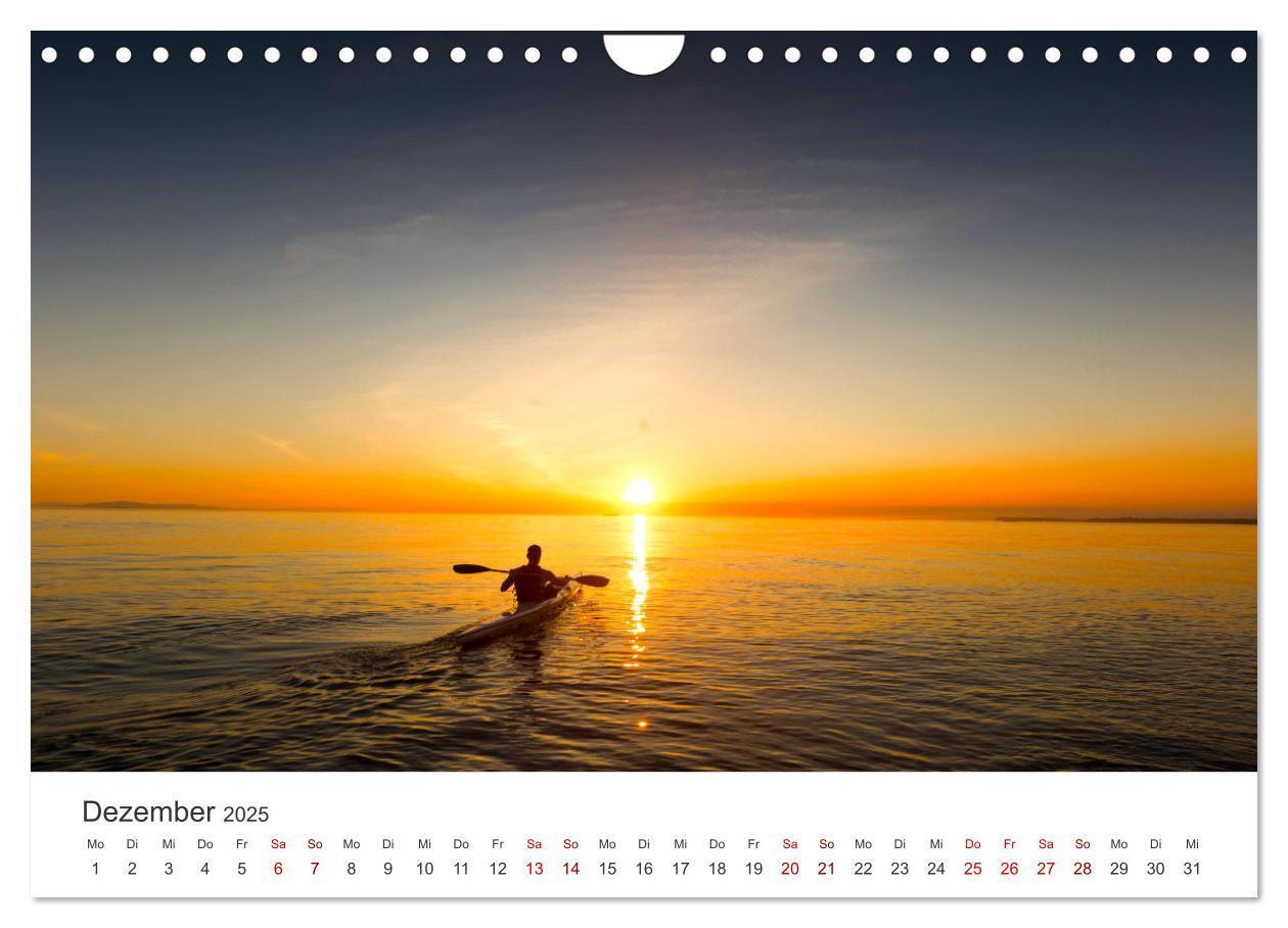 Bild: 9783383938245 | Kajak - Ruhige Gewässer (Wandkalender 2025 DIN A4 quer), CALVENDO...