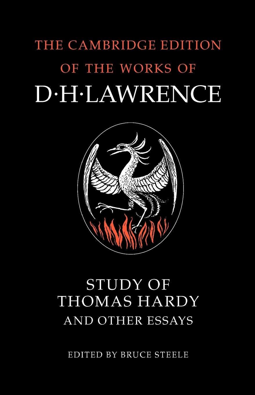 Cover: 9780521272483 | Study of Thomas Hardy and Other Essays | D. H. Lawrence (u. a.) | Buch