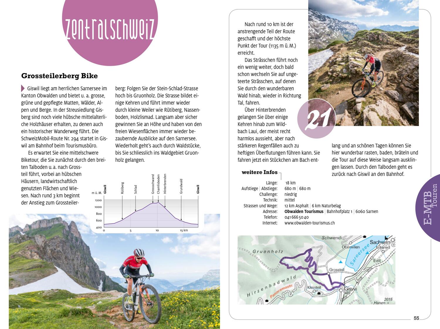 Bild: 9783259037515 | E-Mountainbike Touren Erlebnis Schweiz | E-Mountainbike Touren | AG
