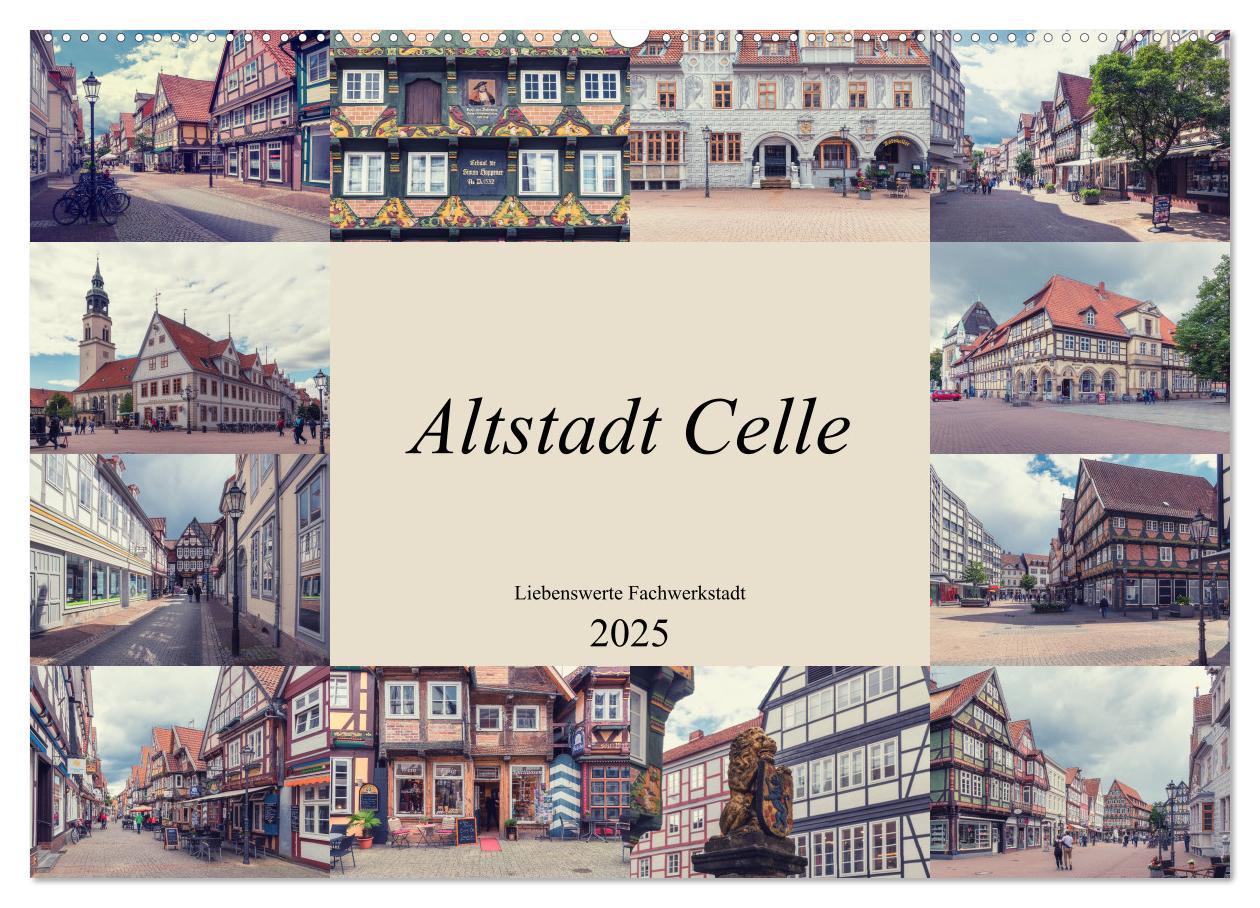 Cover: 9783435115761 | Altstadt Celle (Wandkalender 2025 DIN A2 quer), CALVENDO...