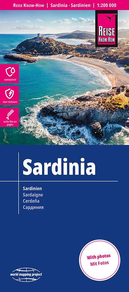 Cover: 9783831774562 | Reise Know-How Landkarte Sardinien / Sardinia (1:200.000) | 2 S.