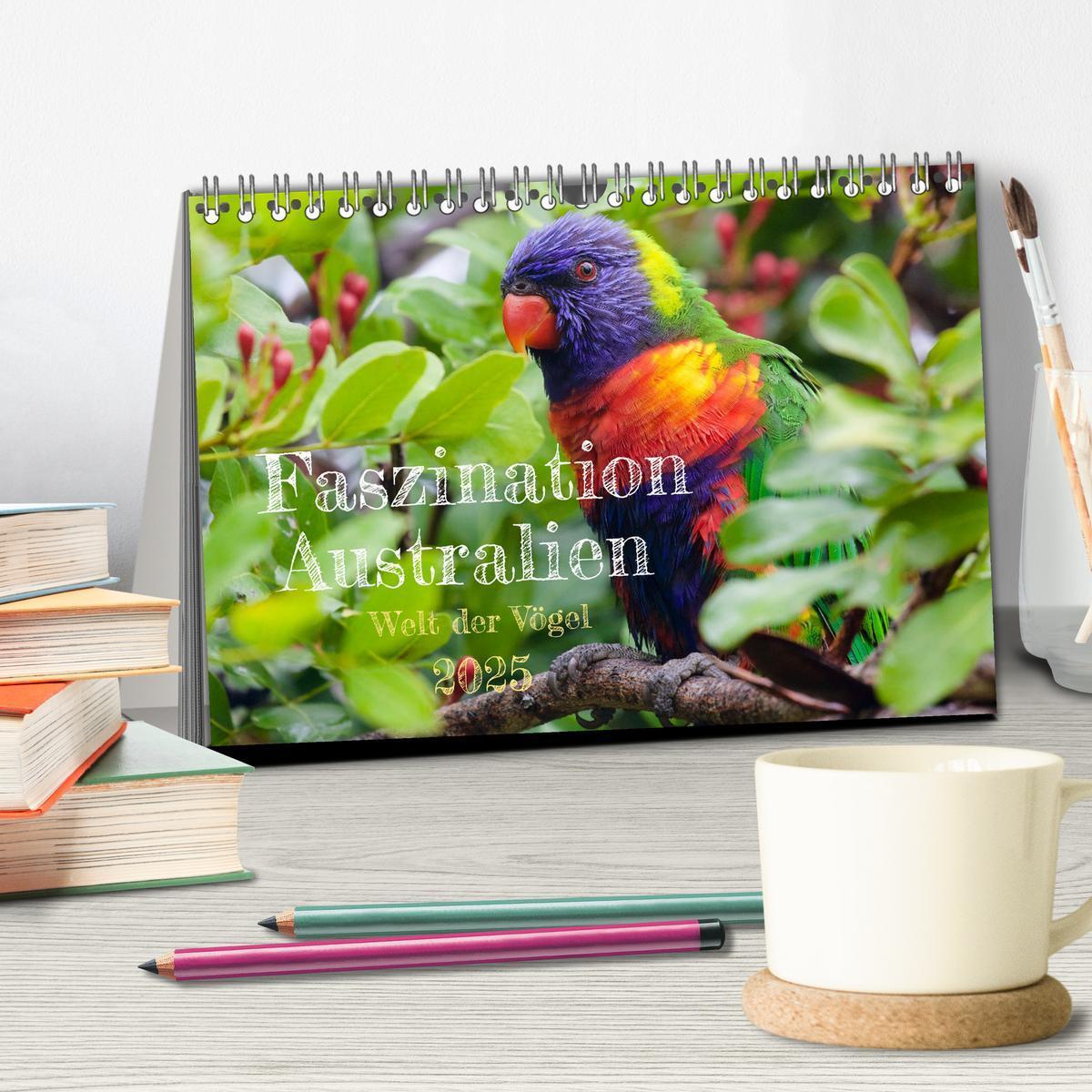 Bild: 9783383881909 | Faszination Australien - Welt der Vögel (Tischkalender 2025 DIN A5...