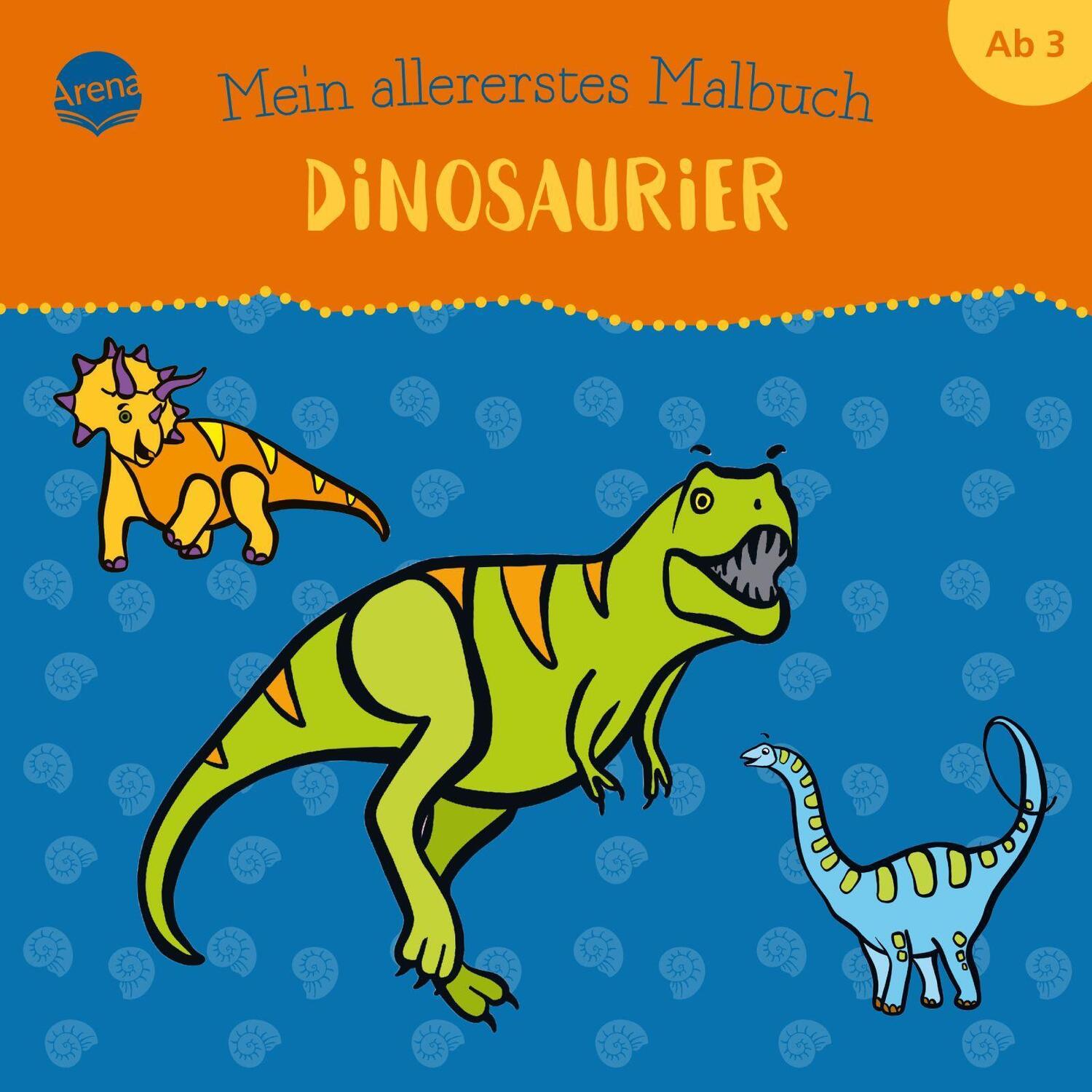 Cover: 9783401719245 | Mein allererstes Malbuch. Dinosaurier | Lucie Göpfert | Taschenbuch