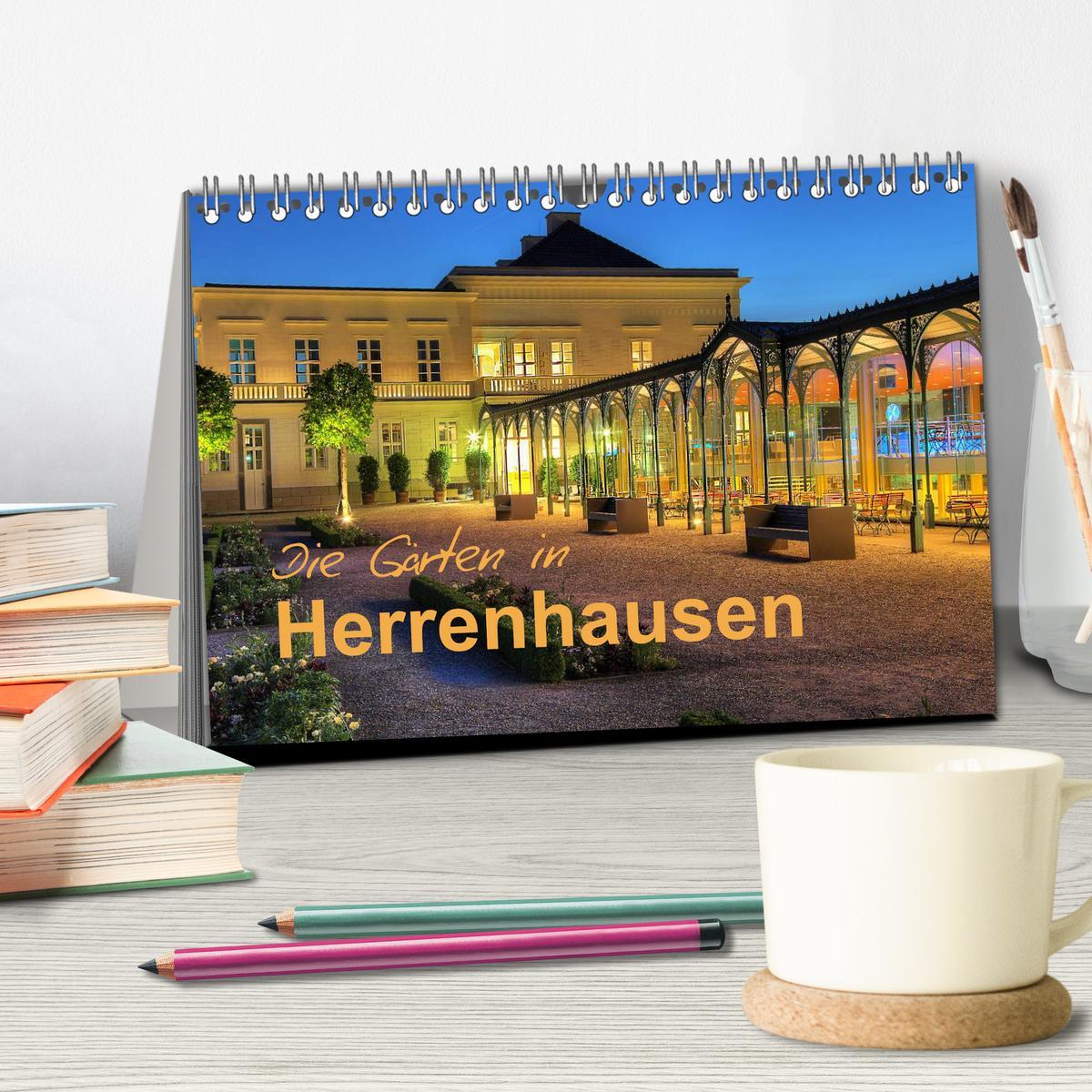 Bild: 9783435638857 | Die Gärten in Herrenhausen (Tischkalender 2025 DIN A5 quer),...